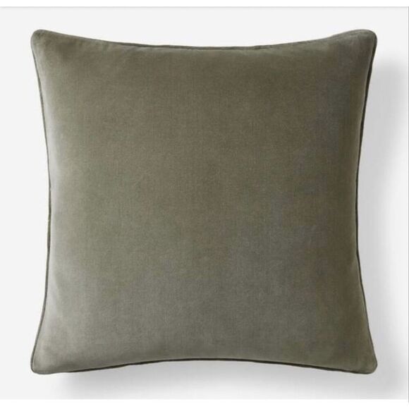 The Company Store Other - The Company Store Legends Luxury Sage Green Velvet Throw Pillow Cover 24X24